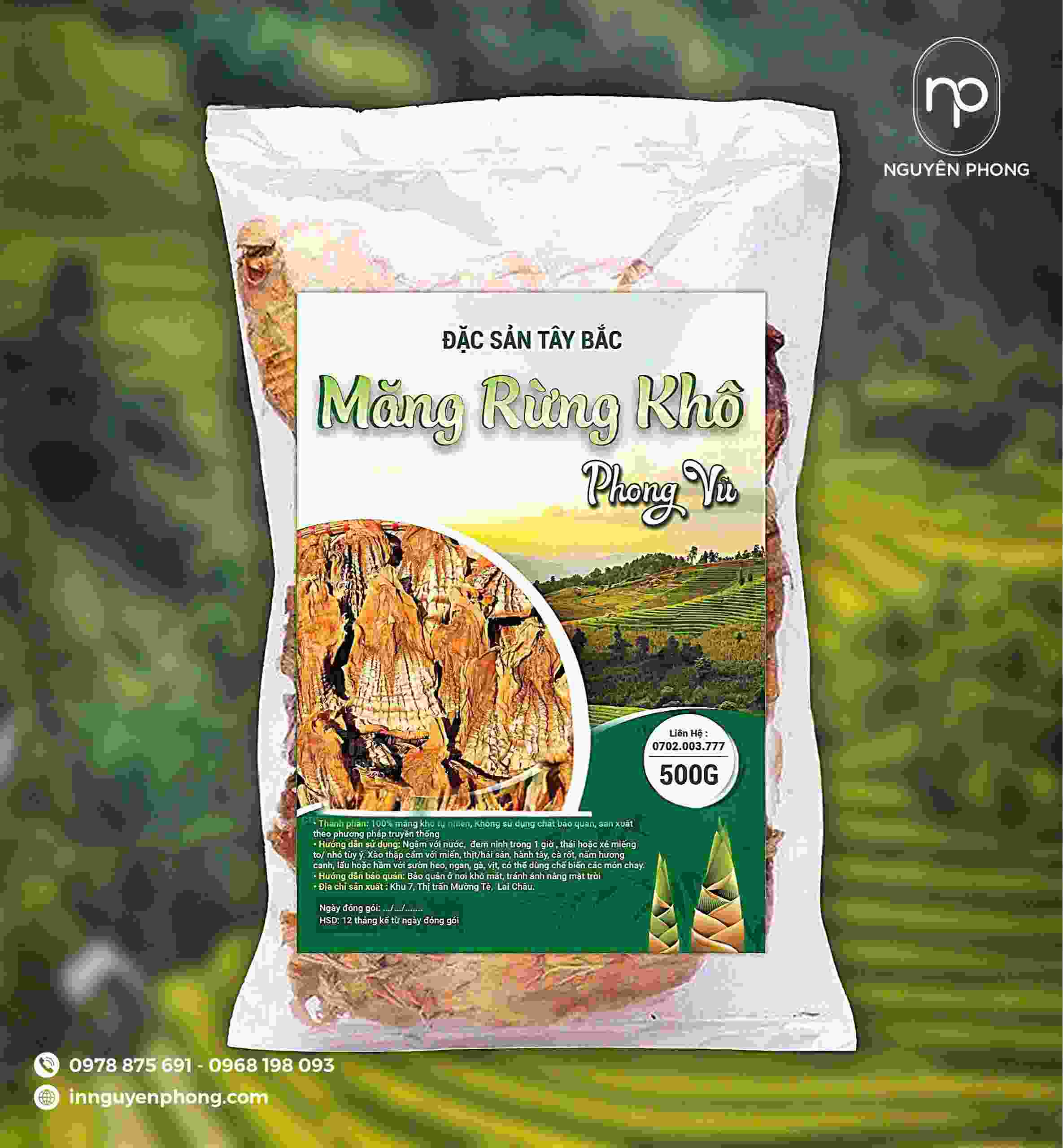 In tem nhãn măng khô đẹp – Bước đi nhỏ cho sản phẩm
